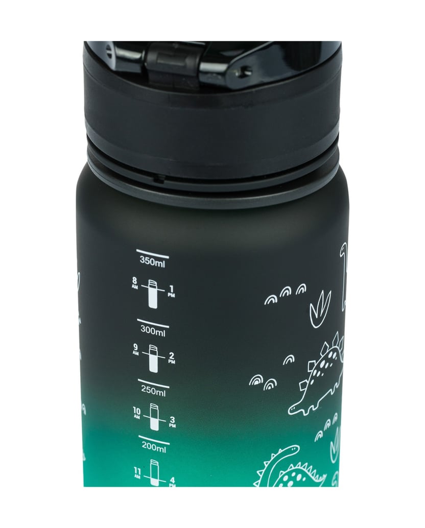 Baagl-Tritan-Trinkflasche-Dino,-350-ml-grün