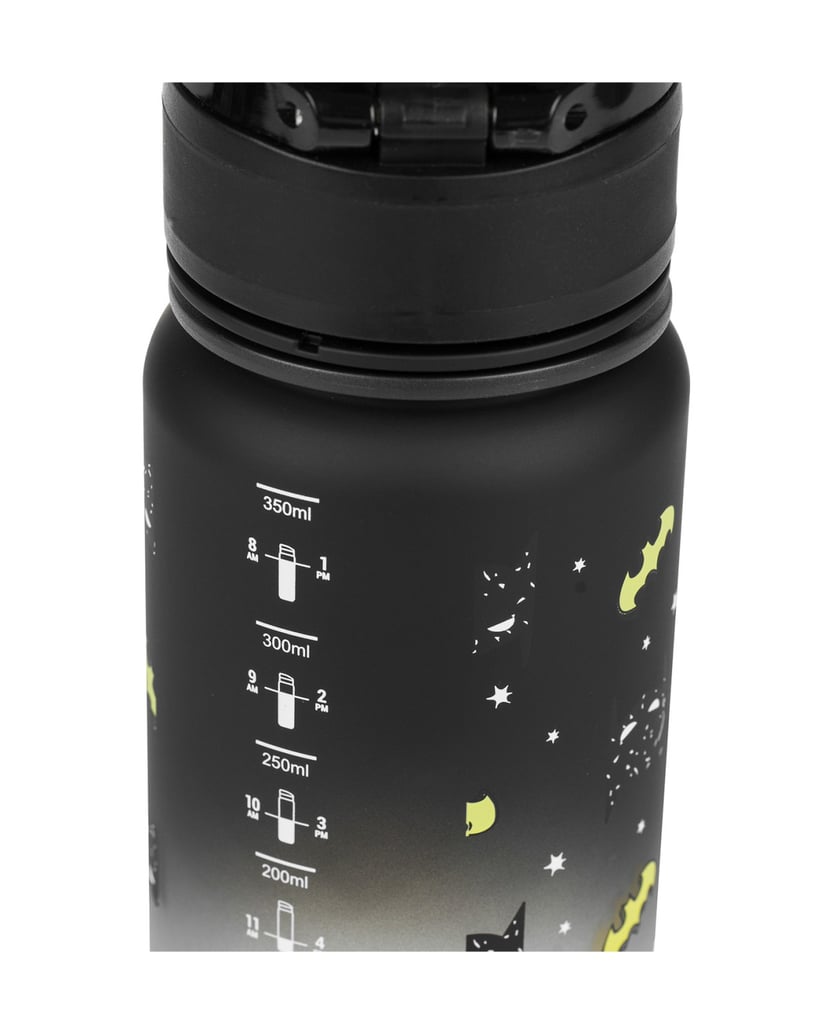 Baagl-Tritan-Trinkflasche-Batman-Mask,-350-ml-schwarz