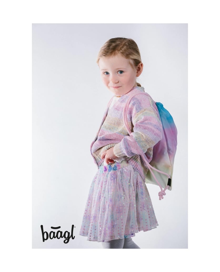 Baagl-Kindergartenbeutel-Rainbow-rosa