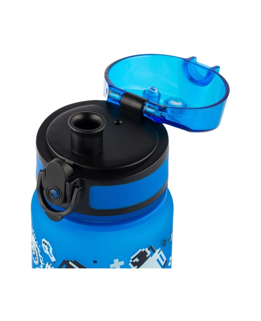 Baagl-Tritan-Trinkflasche-Space-Game,-500-ml-blau