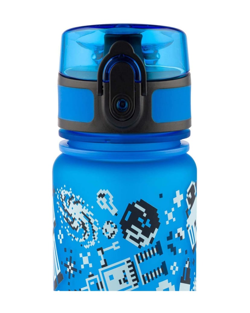 Baagl-Tritan-Trinkflasche-Space-Game,-500-ml-blau