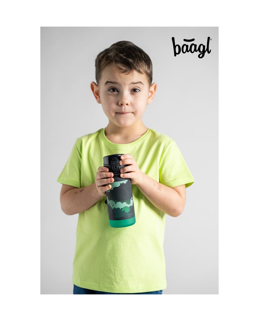 Baagl-Tritan-Trinkflasche-Drache,-350-ml-schwarz