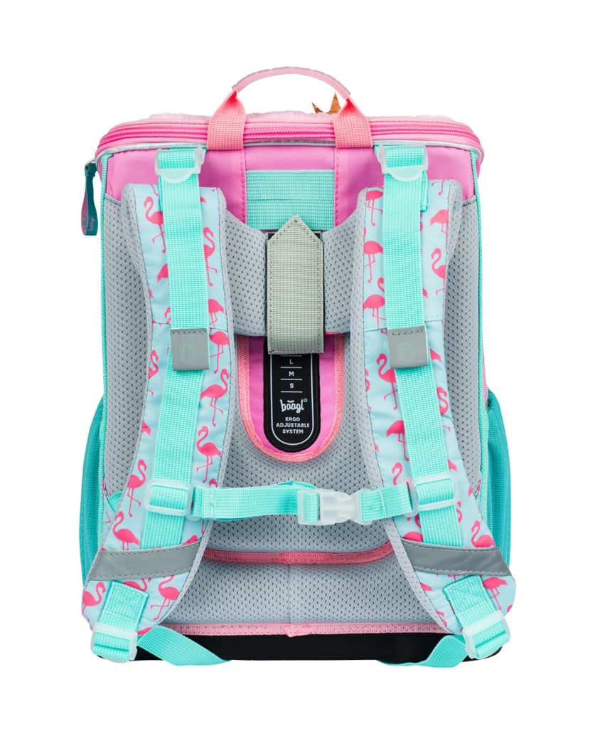 Baagl-Zippy-Flamingo-Schulranzen-Set-3tlg-rosa