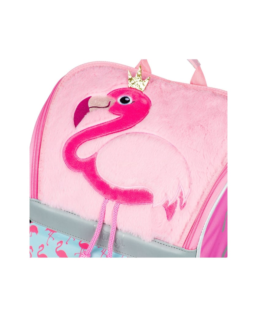 Baagl-Zippy-Flamingo-Schulranzen-Set-3tlg-rosa