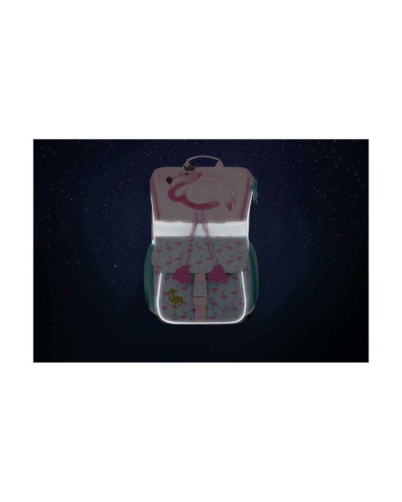 Baagl-Zippy-Flamingo-Schulranzen-Set-3tlg-rosa