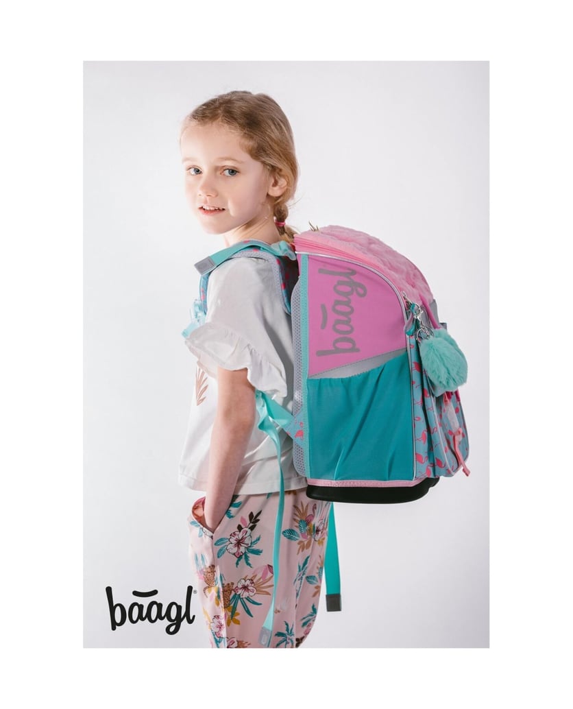 Baagl-Zippy-Flamingo-Schulranzen-Set-3tlg-rosa