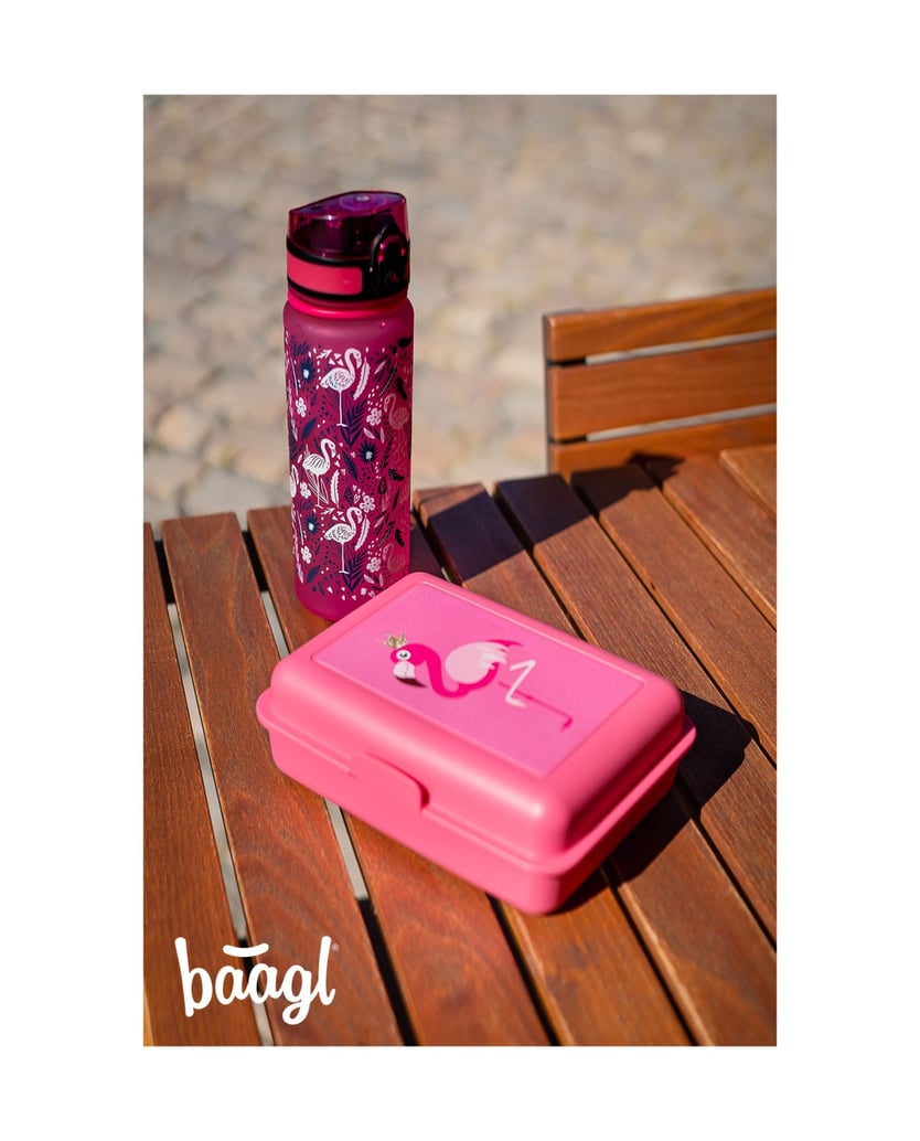 Baagl-Tritan-Trinkflasche-Flamingo,-500-ml-rosa