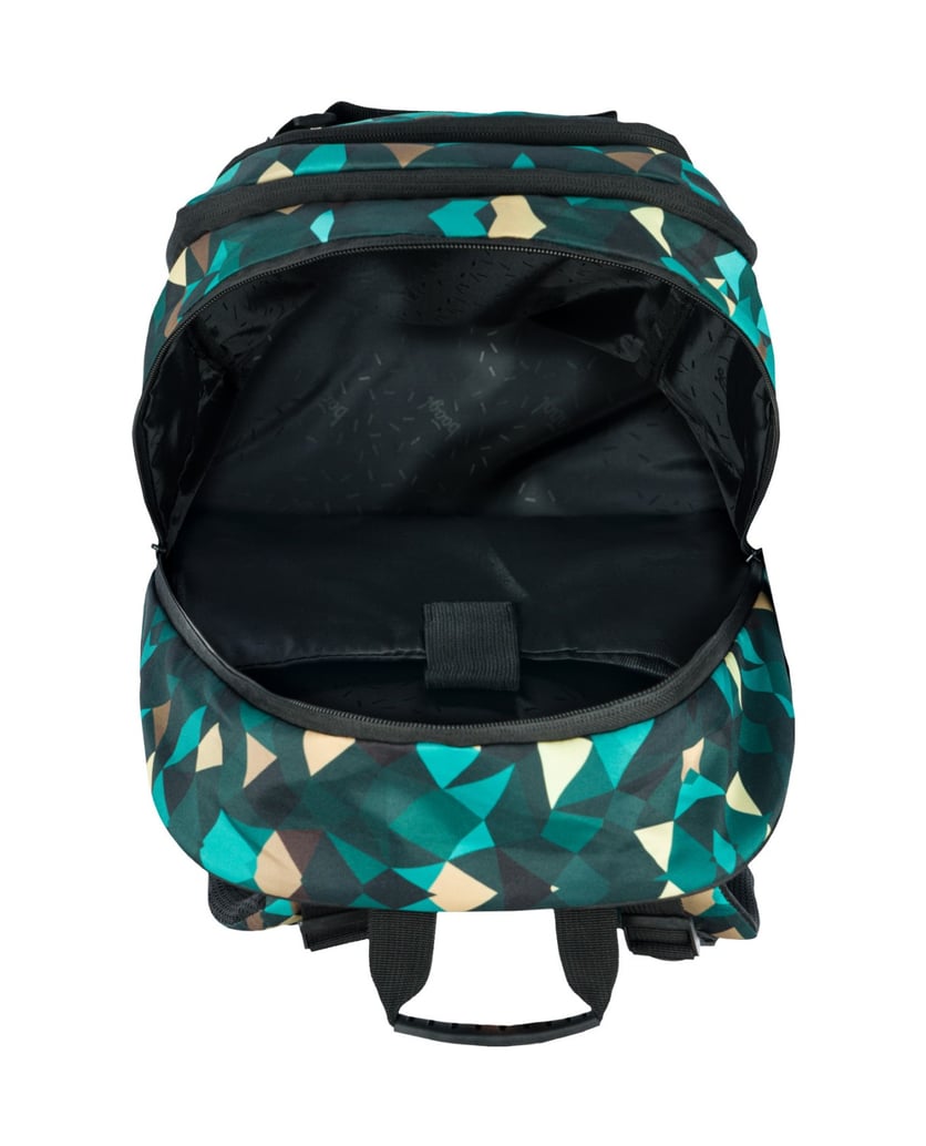 Baagl-Skate-Polygon-Rucksack-Set-3tlg-grün