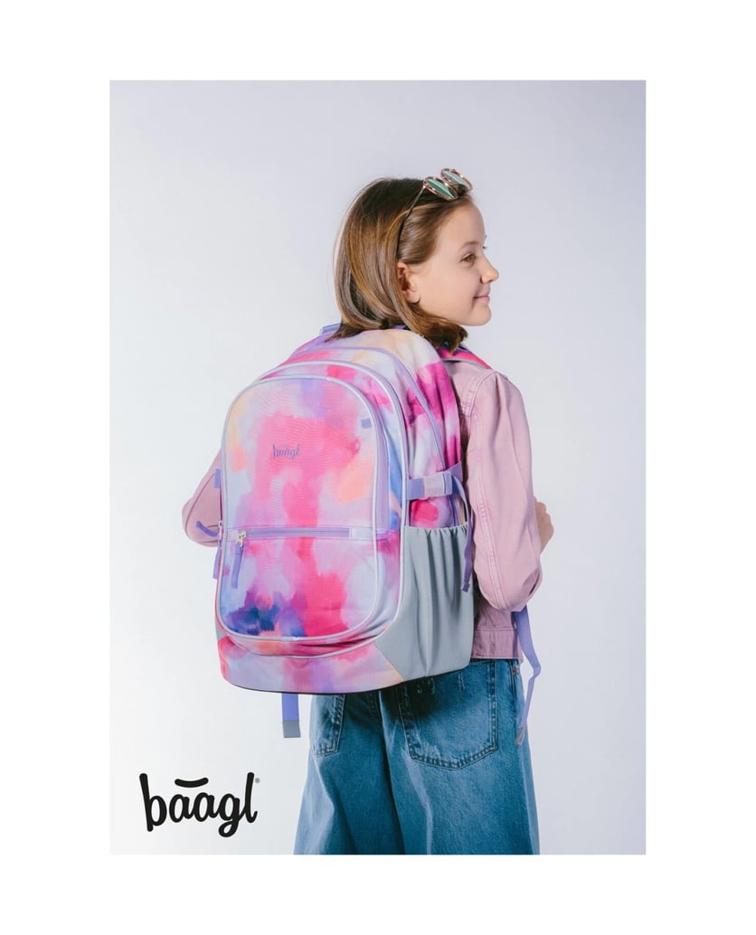 Baagl-Core-Painting-Rucksack-Set-3tlg-rosa