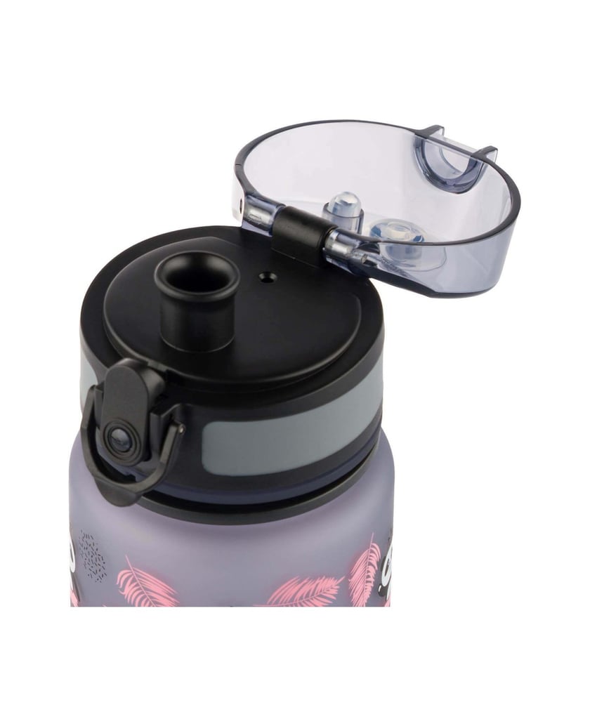 Baagl-Tritan-Trinkflasche-Panda,-500-ml-grau