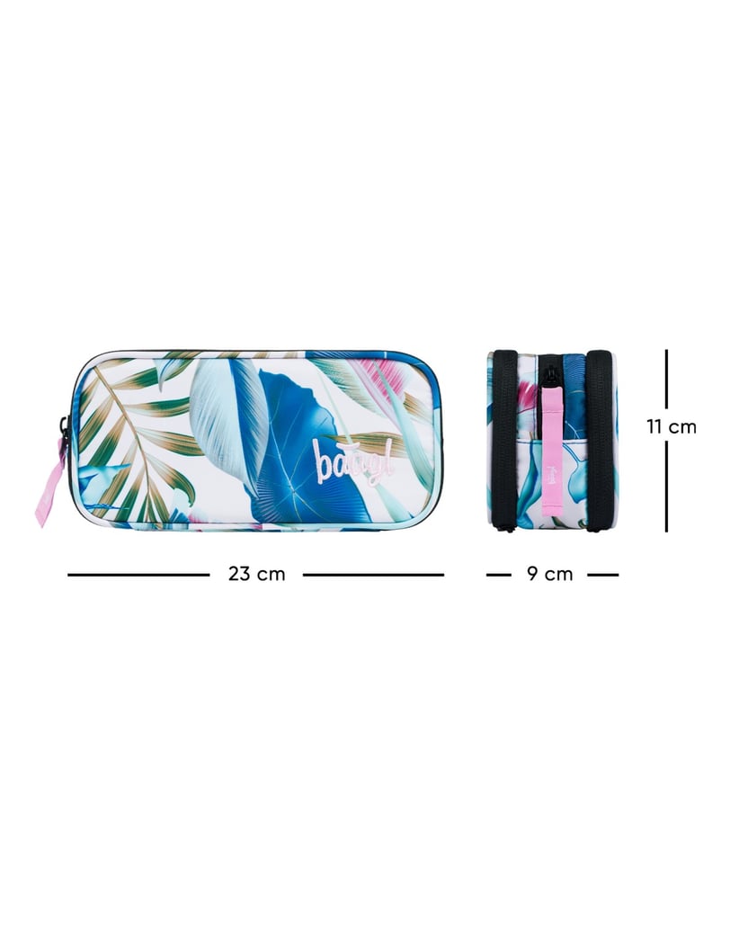 Baagl-Student-Federmäppchen-Etue-Leafs-multicolor