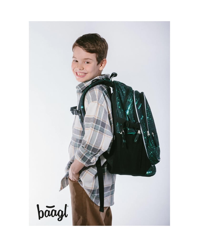 Baagl-Core-Numbers-Rucksack-Set-3tlg-schwarz