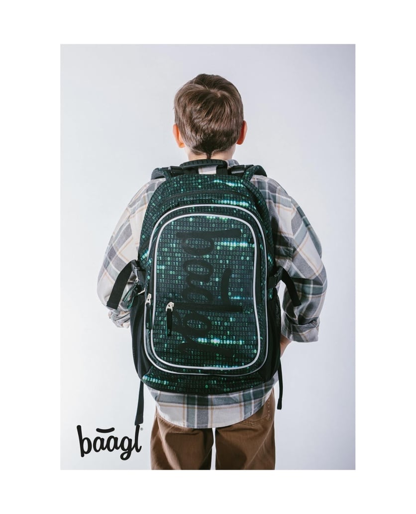 Baagl-Core-Numbers-Rucksack-Set-3tlg-schwarz