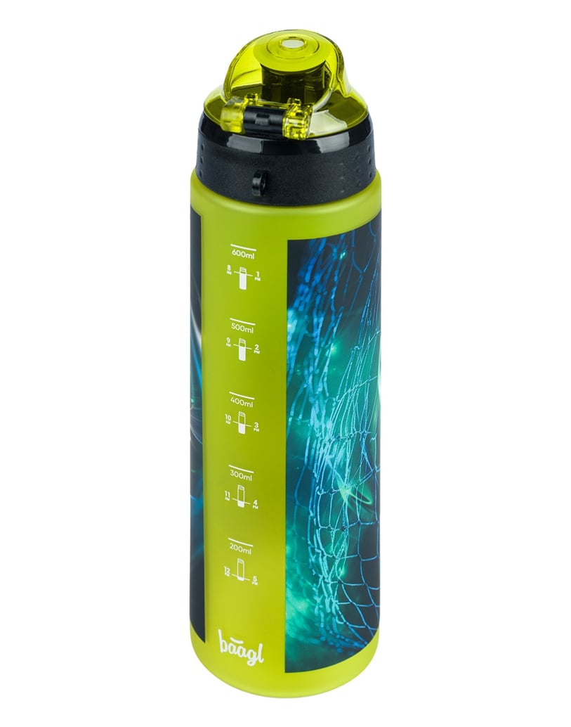 Baagl-Tritan-Trinkflasche-Fußball,-700-ml-grün