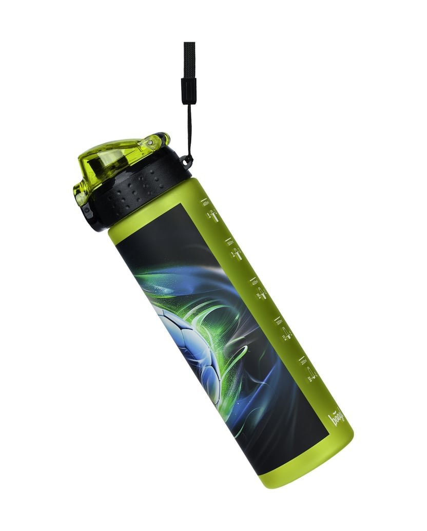 Baagl-Tritan-Trinkflasche-Fußball,-700-ml-grün