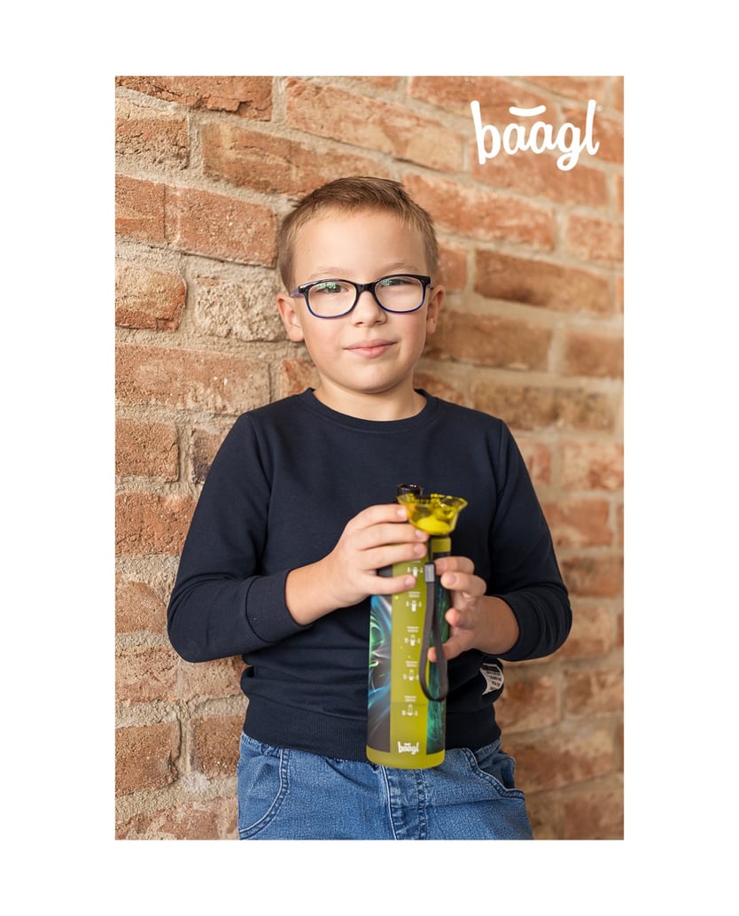 Baagl-Tritan-Trinkflasche-Fußball,-700-ml-grün