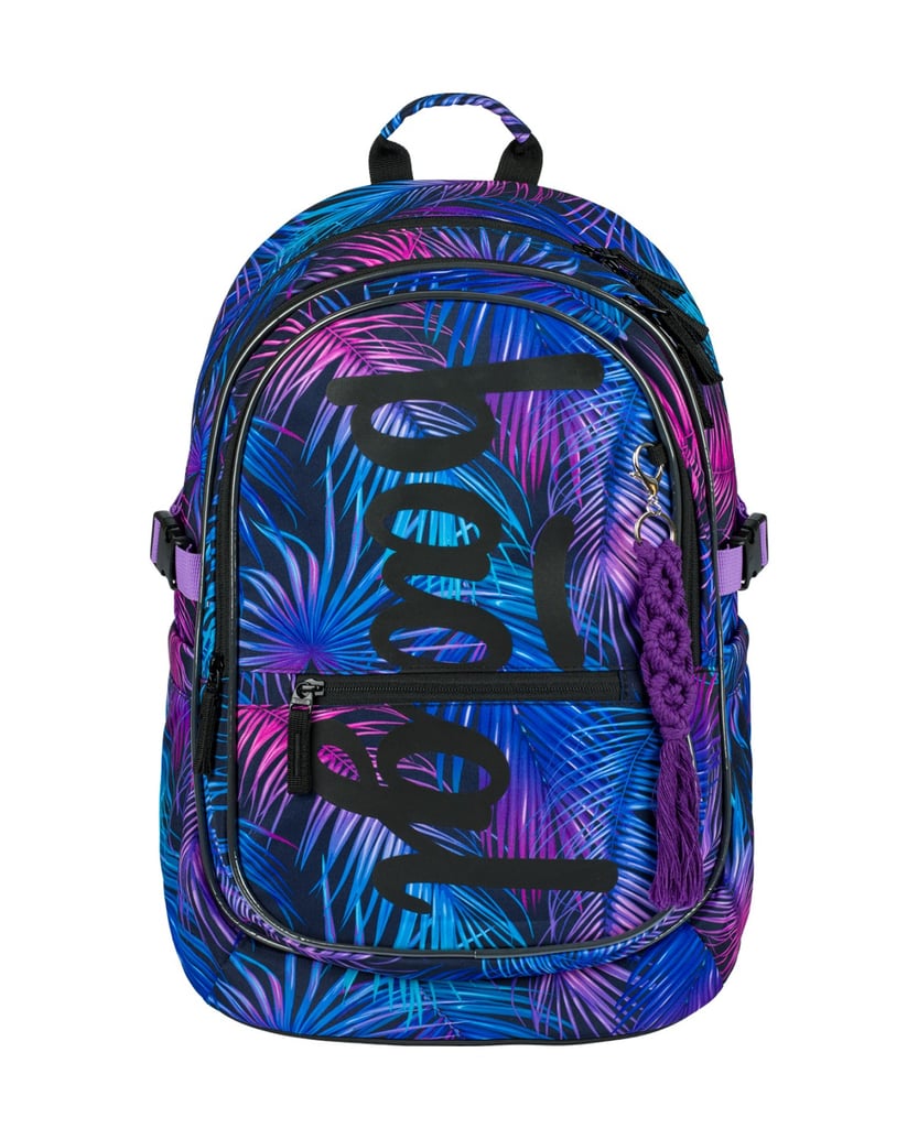 Baagl-Schulrucksack-Core-Palm-blau