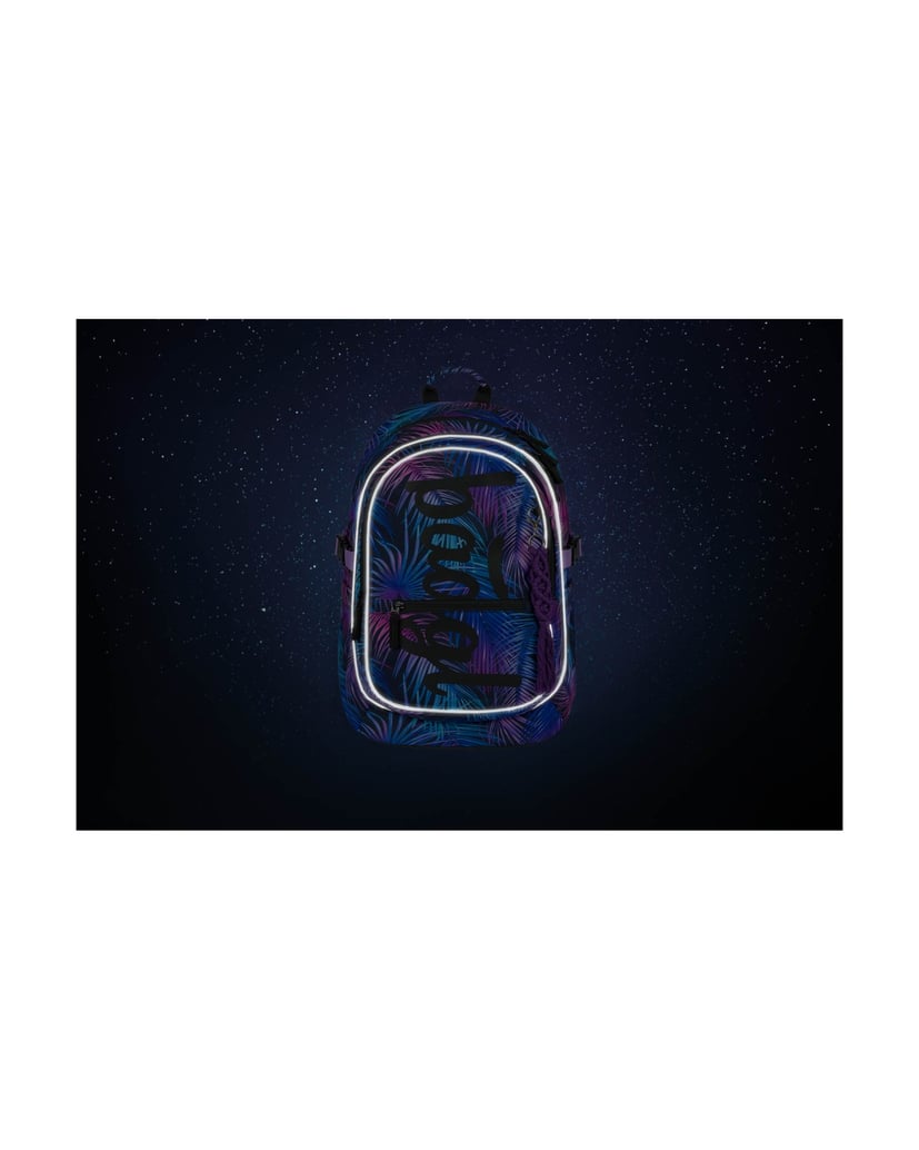 Baagl-Schulrucksack-Core-Palm-blau