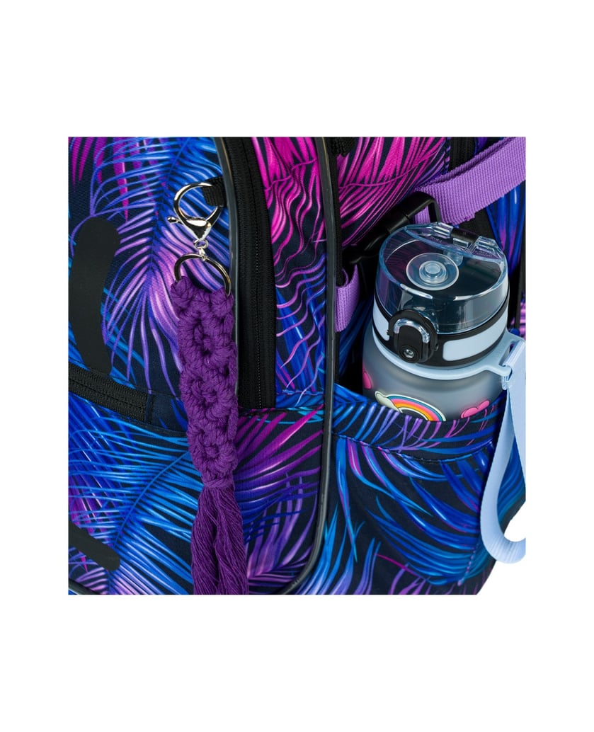 Baagl-Schulrucksack-Core-Palm-blau