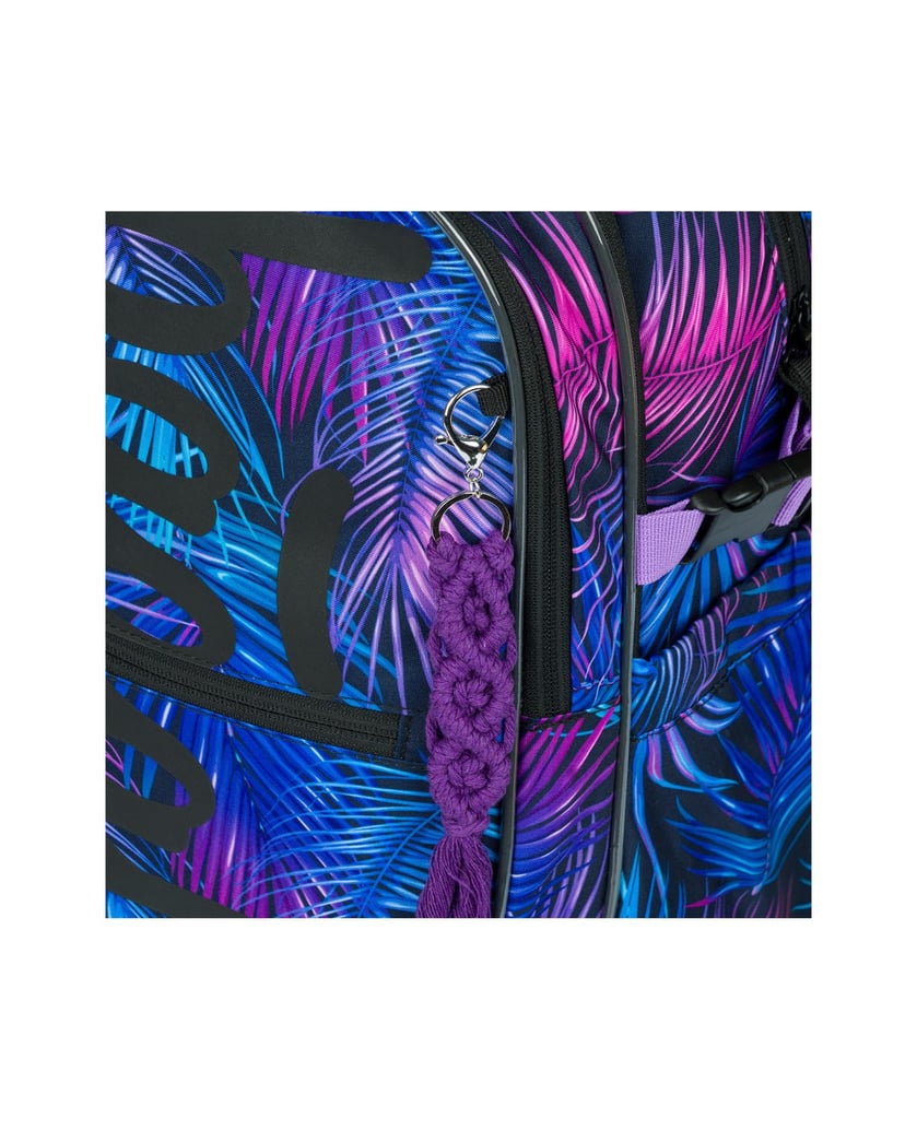 Baagl-Schulrucksack-Core-Palm-blau