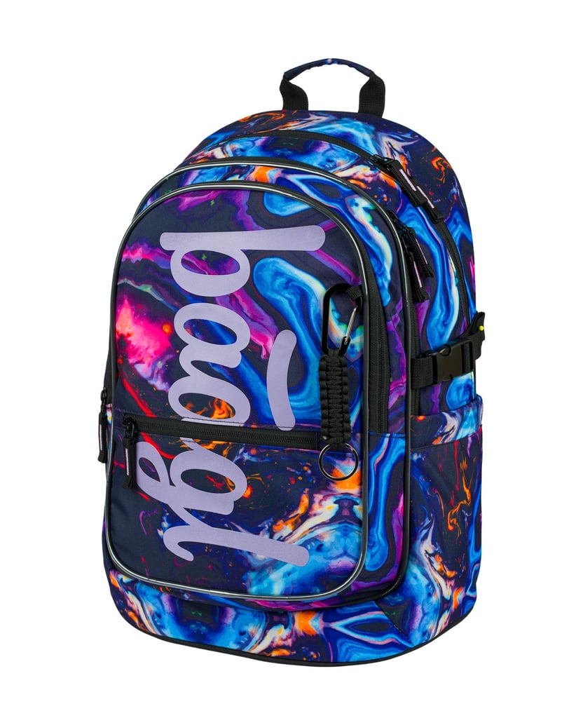 Baagl-Schulrucksack-Core-Marble-lila