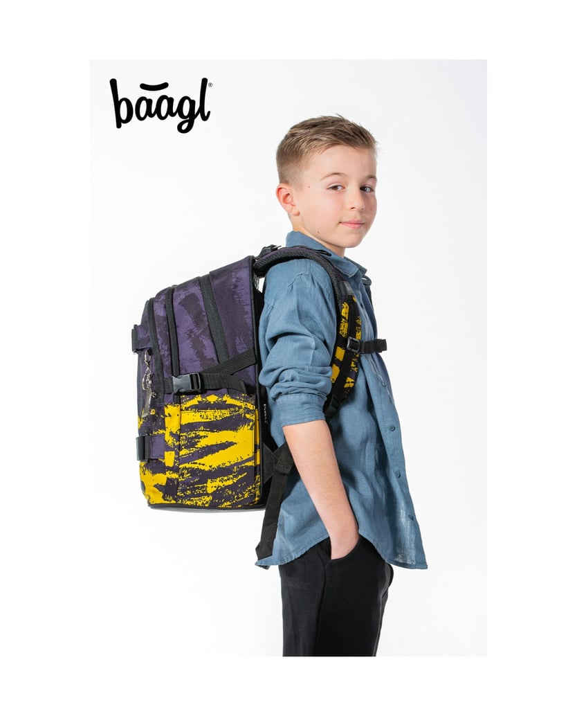 Baagl-Schulrucksack-Skate-Dune-grau
