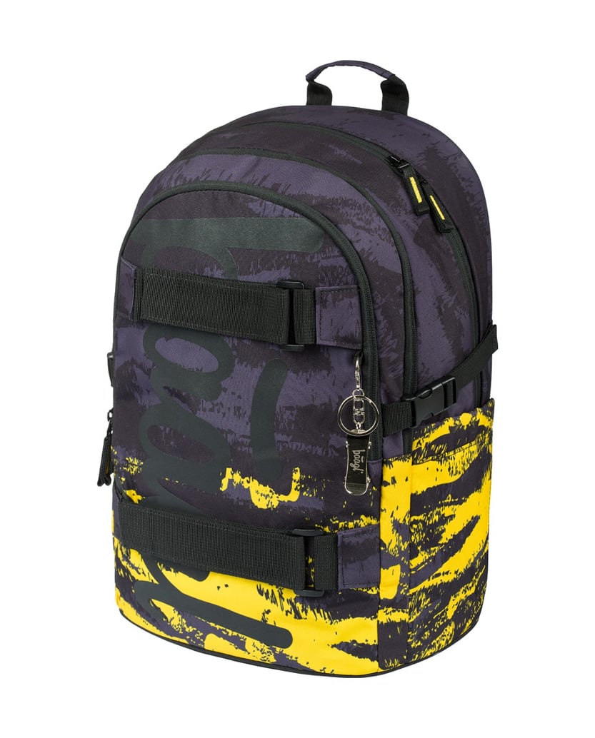 Baagl-Schulrucksack-Skate-Dune-grau