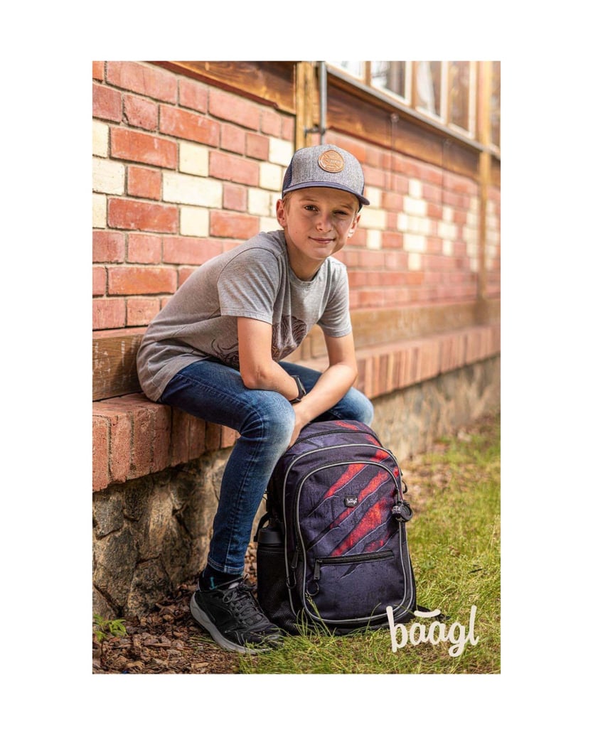 Baagl-Core-Lava-Rucksack-Set-3tlg-grau
