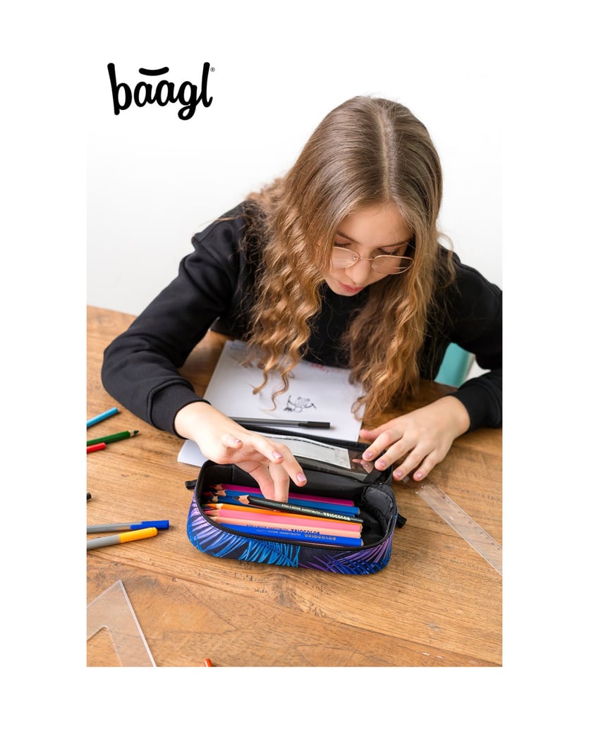 Baagl-Federmäppchen-Etui-Palm-blau