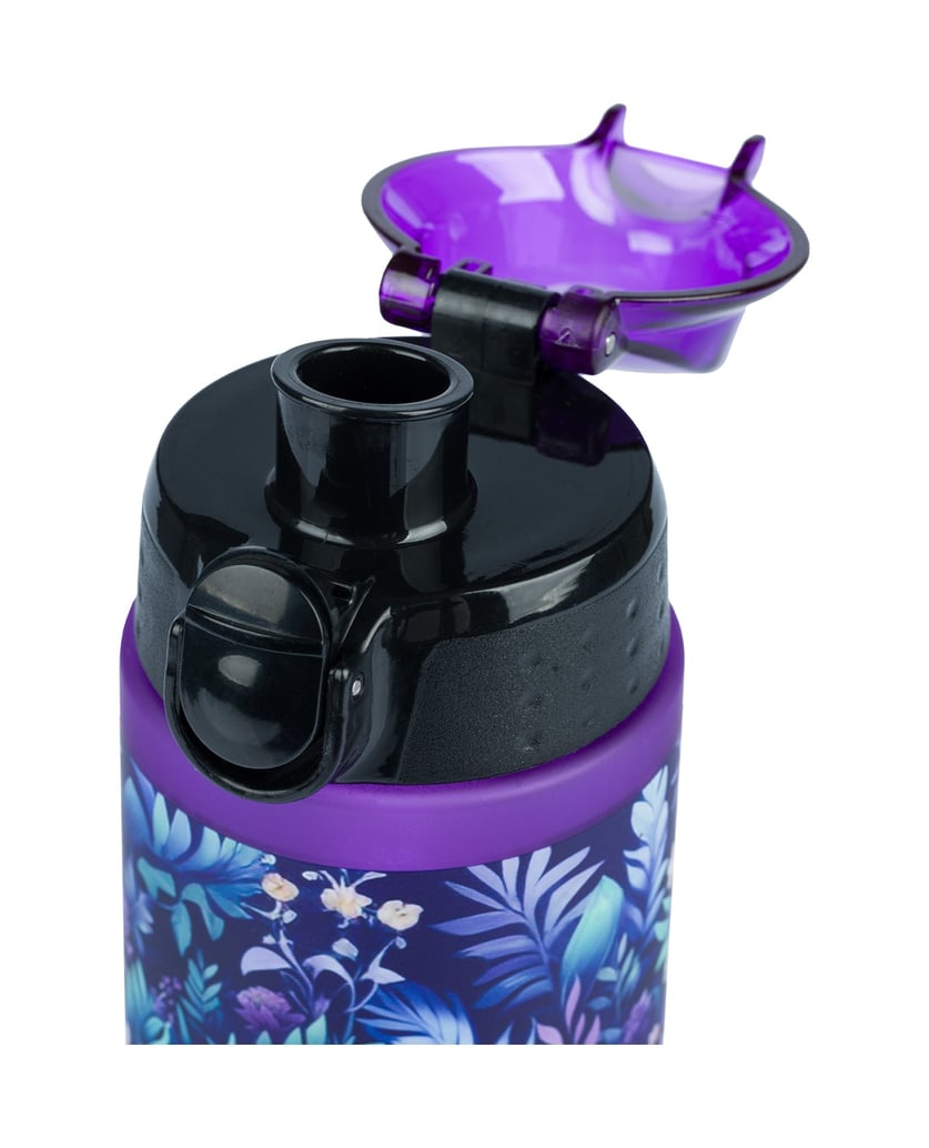 Baagl-Tritan-Trinkflasche-Jungle-Panda,-700-ml-lila