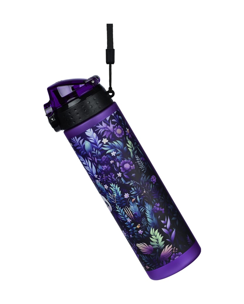 Baagl-Tritan-Trinkflasche-Jungle-Panda,-700-ml-lila