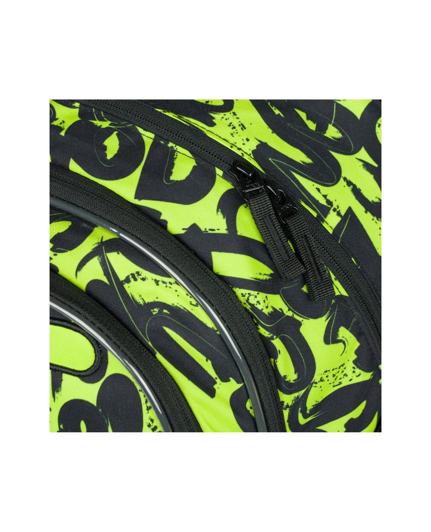Baagl-Schulrucksack-Core-Lime-schwarz
