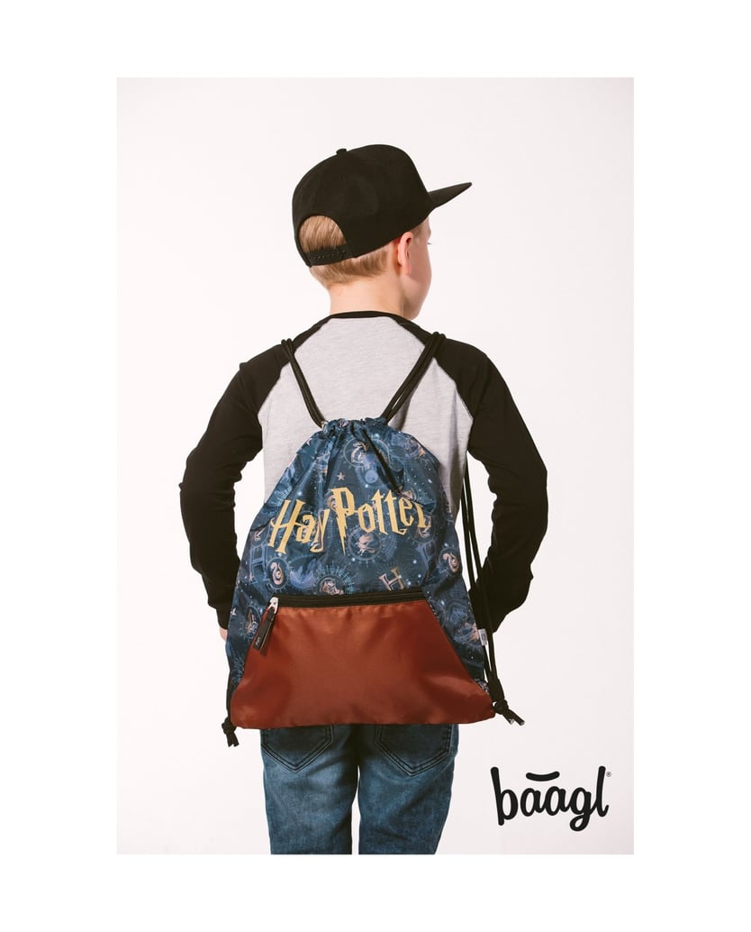 Baagl-Turnbeutel-HP-Hogwarts-Schwarz-schwarz