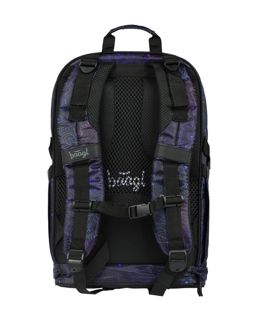 Baagl-Schulrucksack-Cubic-Zen-schwarz