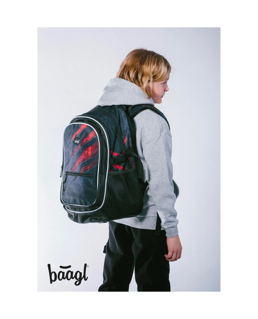 Baagl-Schulrucksack-Core-Lava-grau
