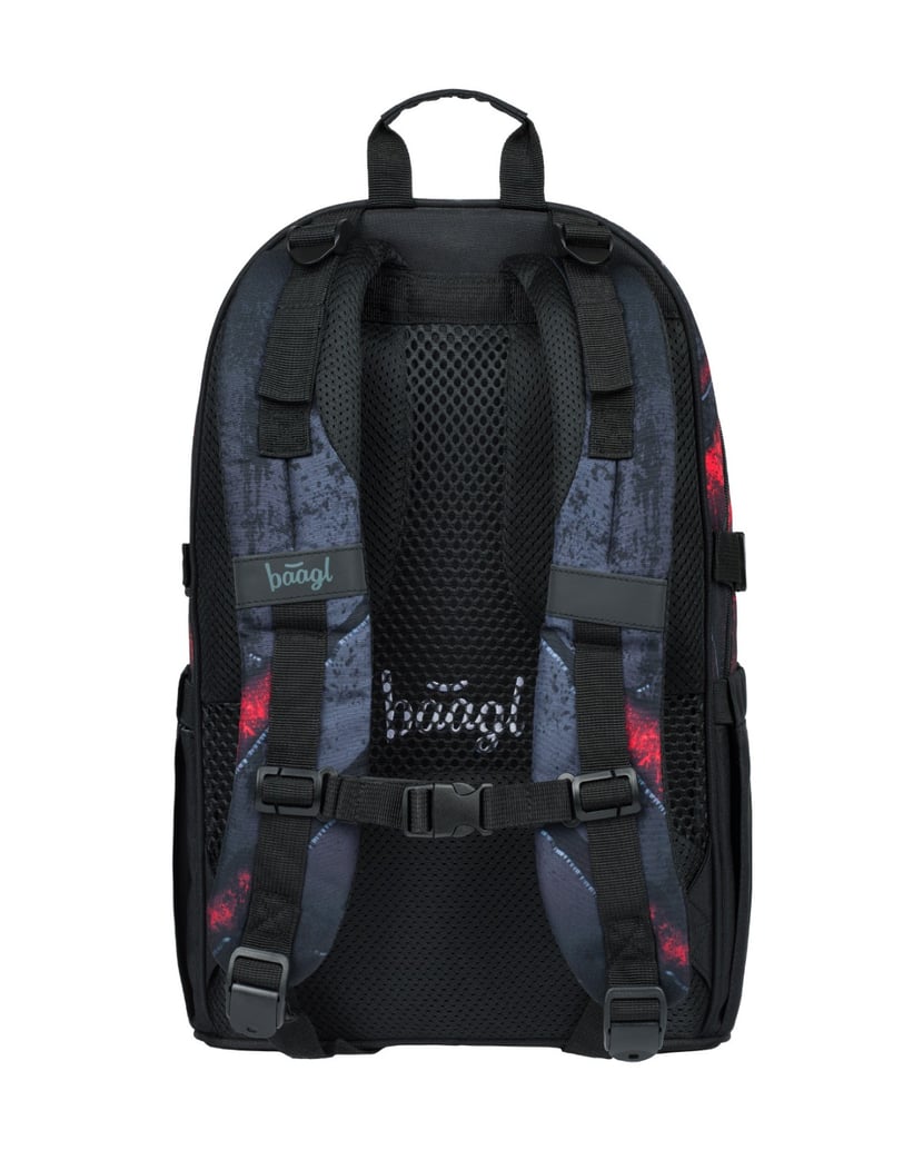 Baagl-Schulrucksack-Core-Lava-grau
