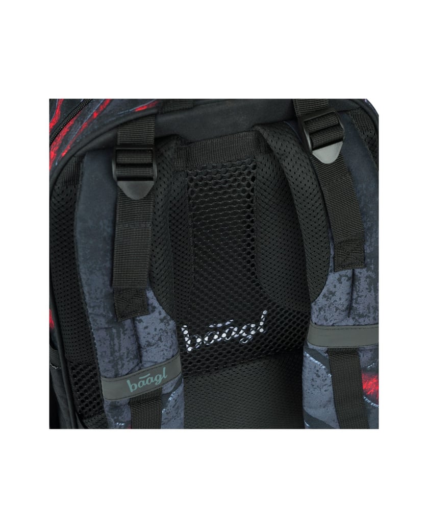 Baagl-Schulrucksack-Core-Lava-grau