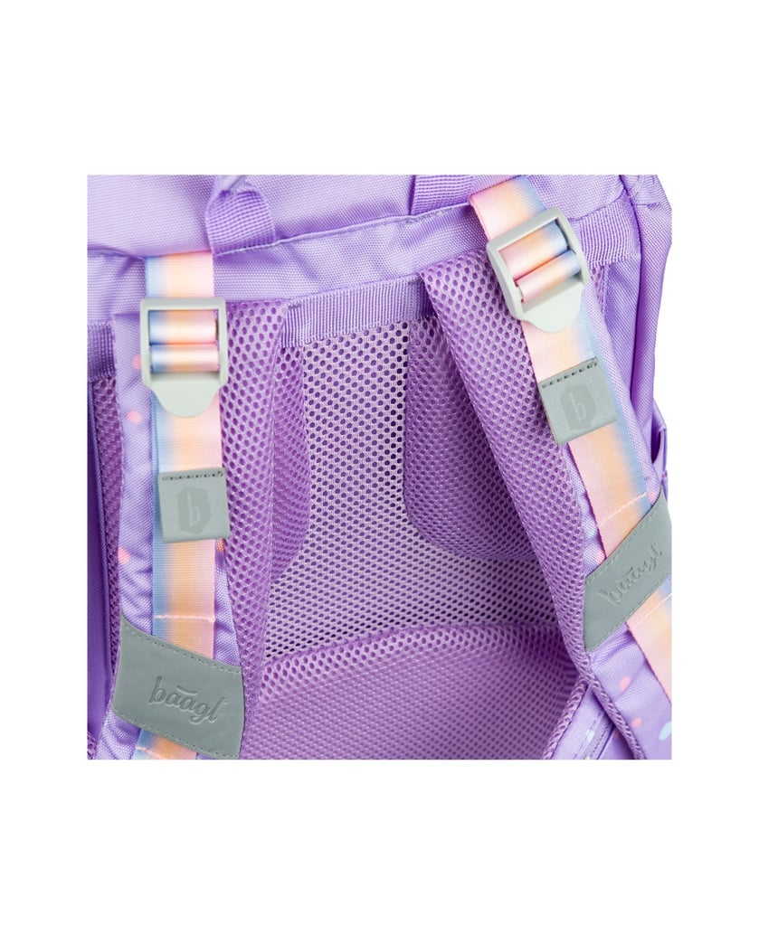 Baagl-Schulrucksack-Airy-Lieblingstiere-lila