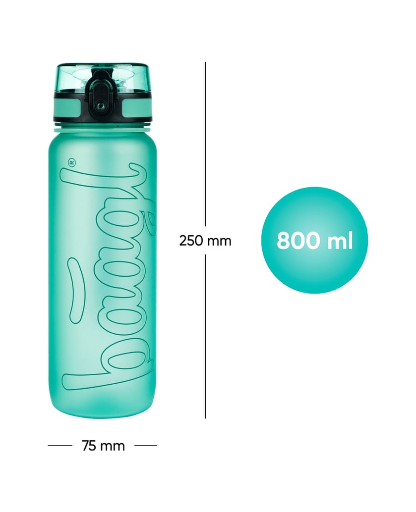 Baagl-Tritan-Trinkflasche-Green,-800-ml-grün