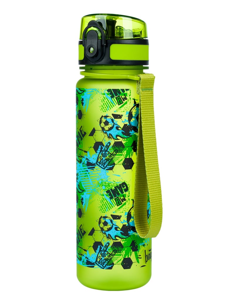 Baagl-Tritan-Trinkflasche-Fotbal-Game,-500-ml-grün