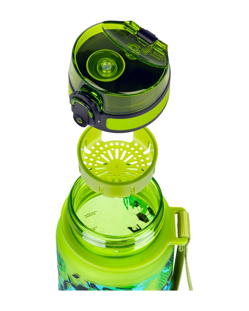 Baagl-Tritan-Trinkflasche-Fotbal-Game,-500-ml-grün