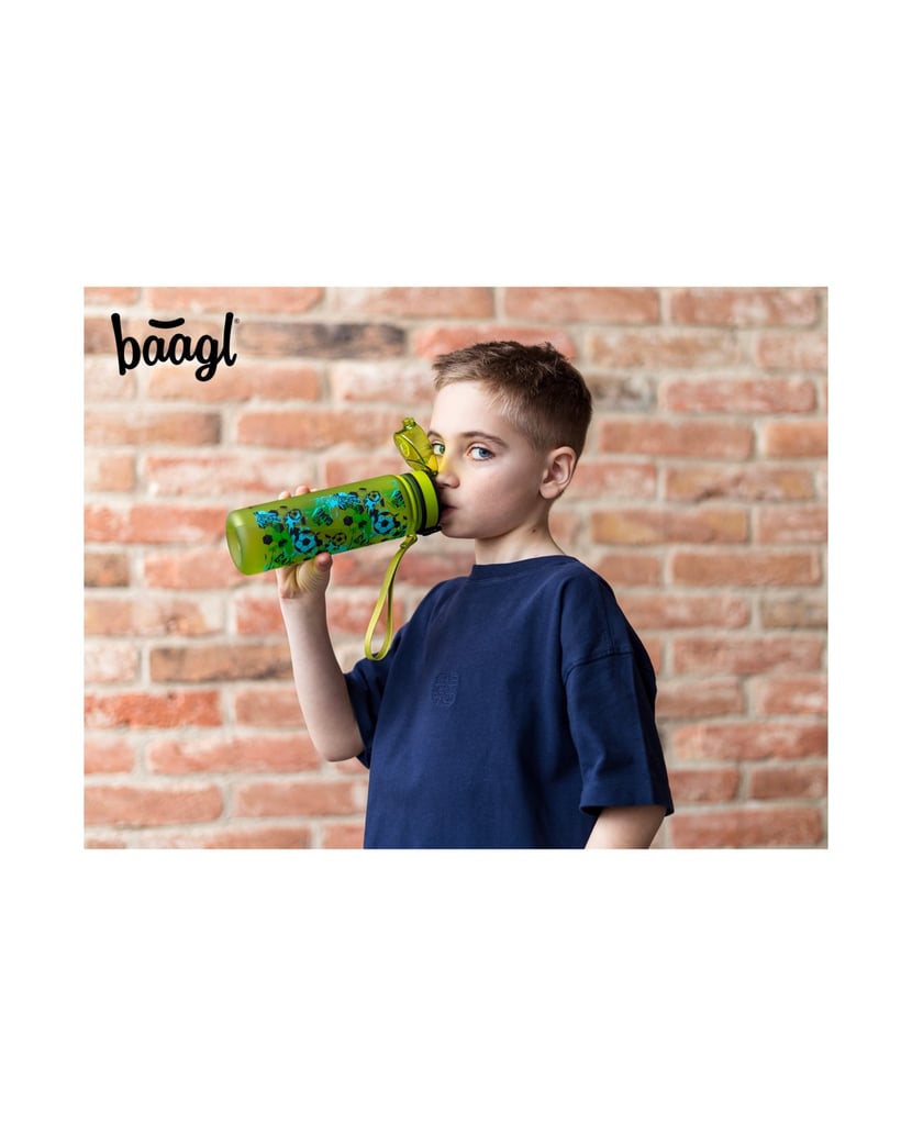 Baagl-Tritan-Trinkflasche-Fotbal-Game,-500-ml-grün