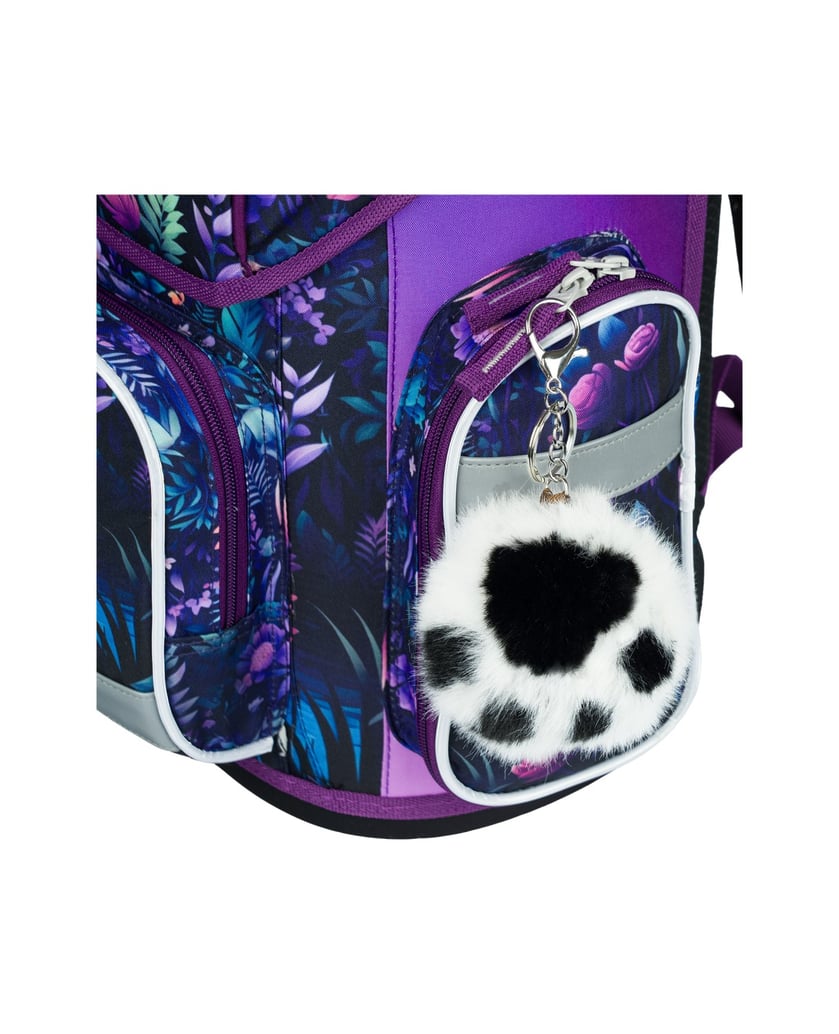 Baagl-Schulranzen-Ergo-Jungle-Panda-lila