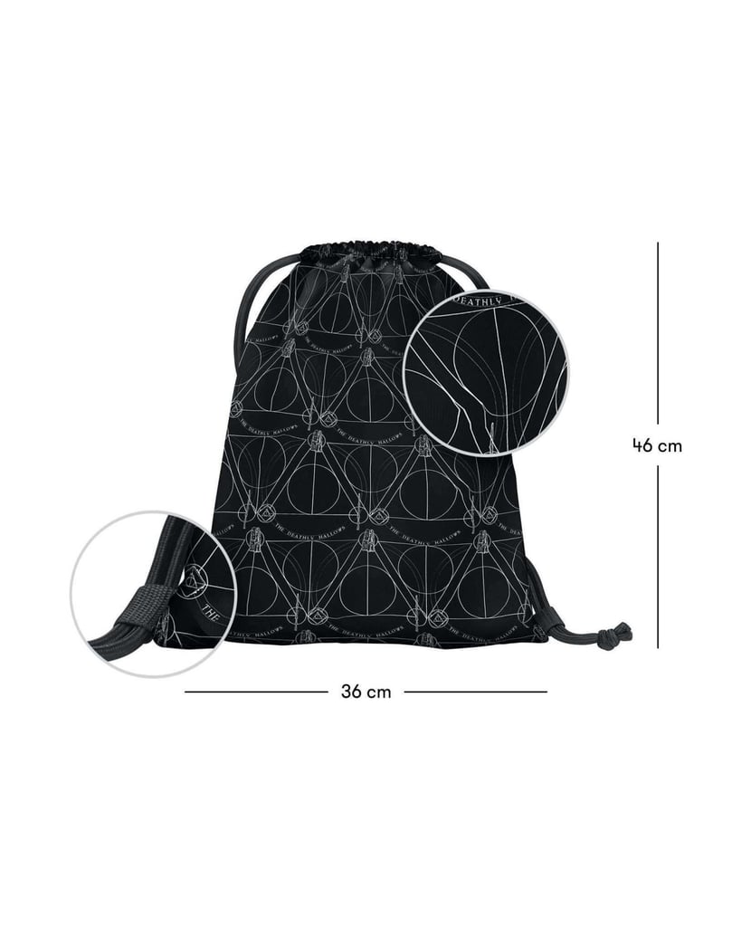 Baagl-Turnbeutel-HP-Deathly-Hallows-schwarz