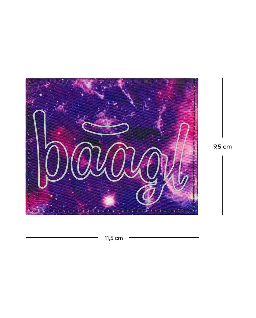 Baagl-Studentengeldbörse-Galaxy-lila