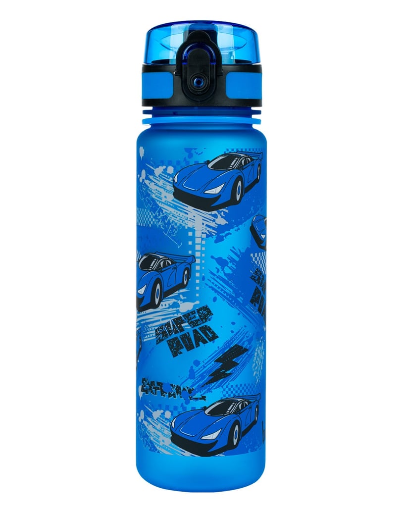 Baagl-Tritan-Trinkflasche-Autos,-500-ml-blau