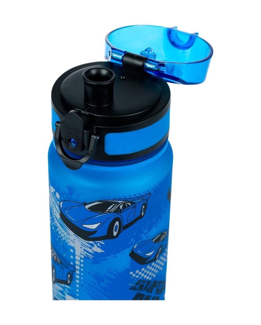 Baagl-Tritan-Trinkflasche-Autos,-500-ml-blau