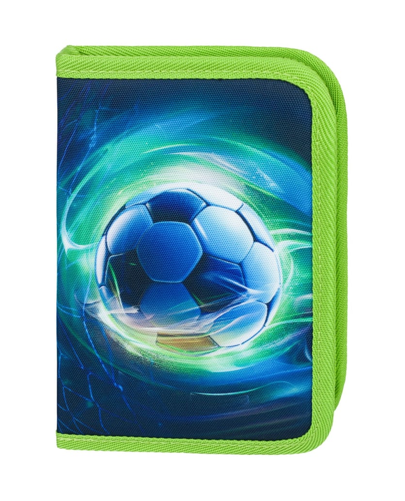 Baagl-Federmäppchen-1-Fach-Fußball-Ball-grün