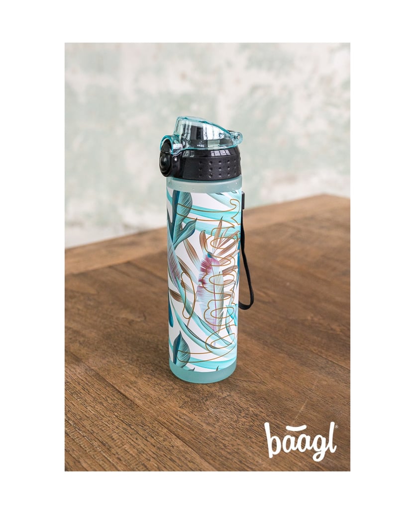 Baagl-Tritan-Trinkflasche-Leafs,-700-ml-multicolor