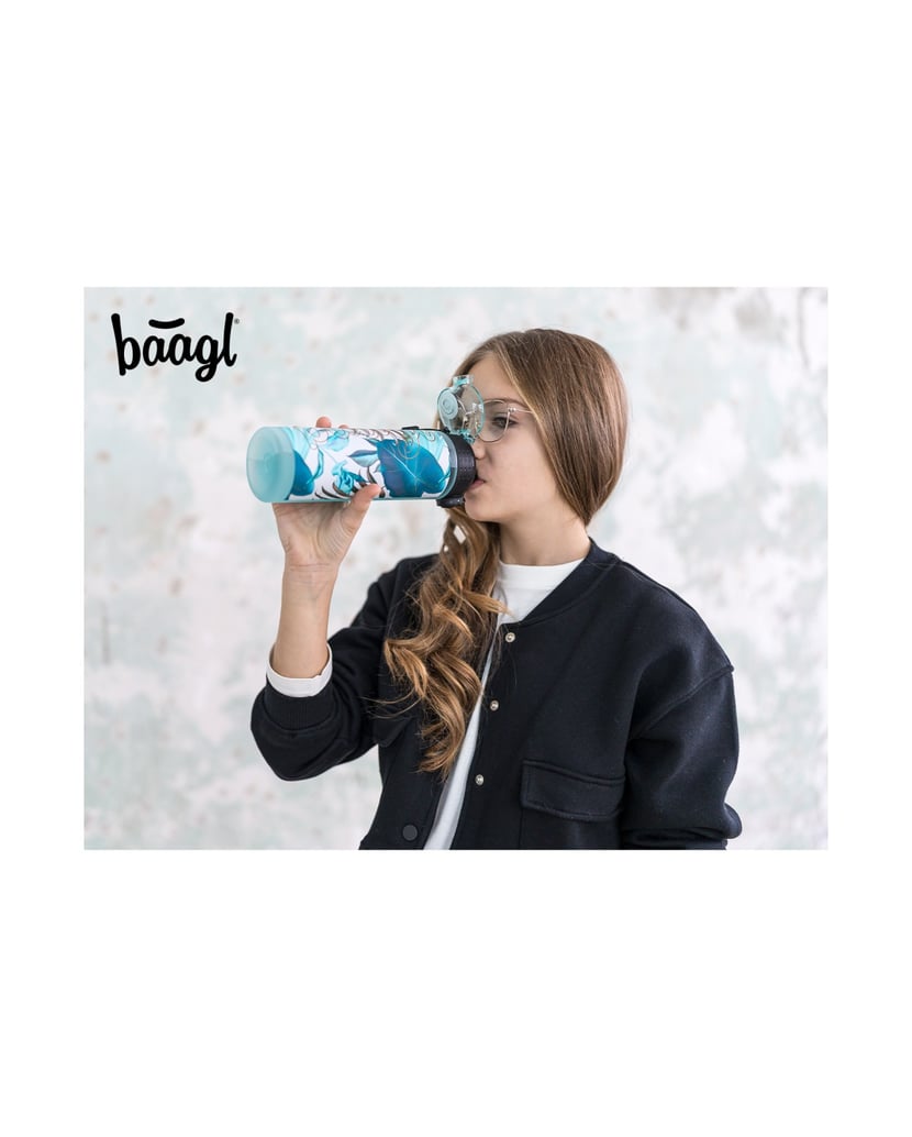 Baagl-Tritan-Trinkflasche-Leafs,-700-ml-multicolor